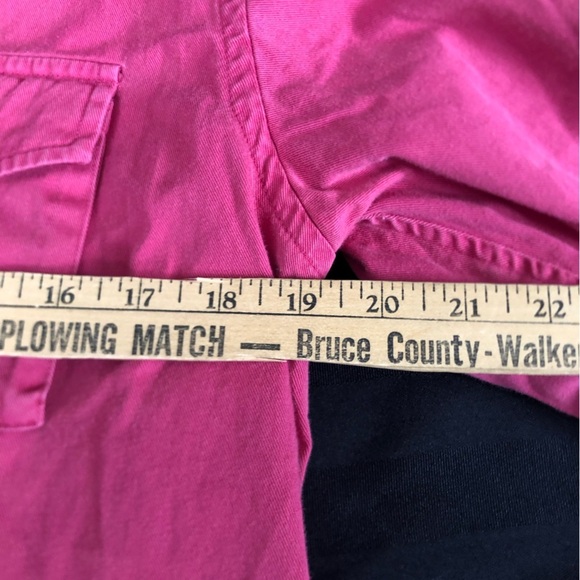 Vtg Cherokee Pink Button-Up Shirt - Picture 8 of 10